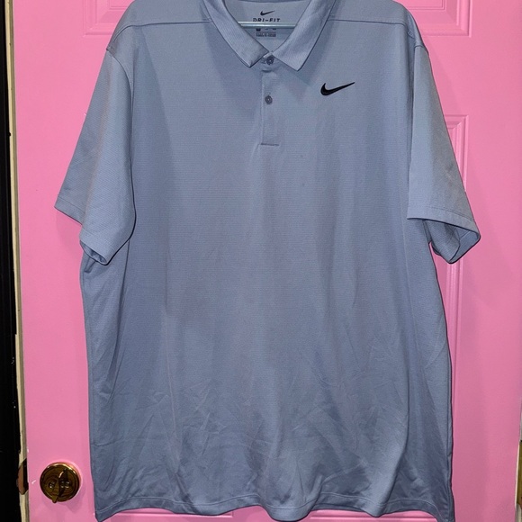 Nike Dri-Fit Men's Blue Polo Shirt - Picture 1 of 5